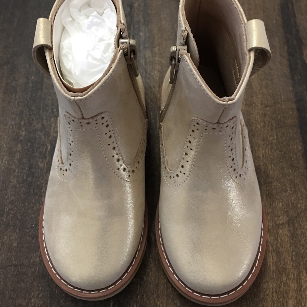 Elephanito Gold Shimmer Boots