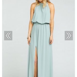 Show me your mu mu heather halter in silver sage