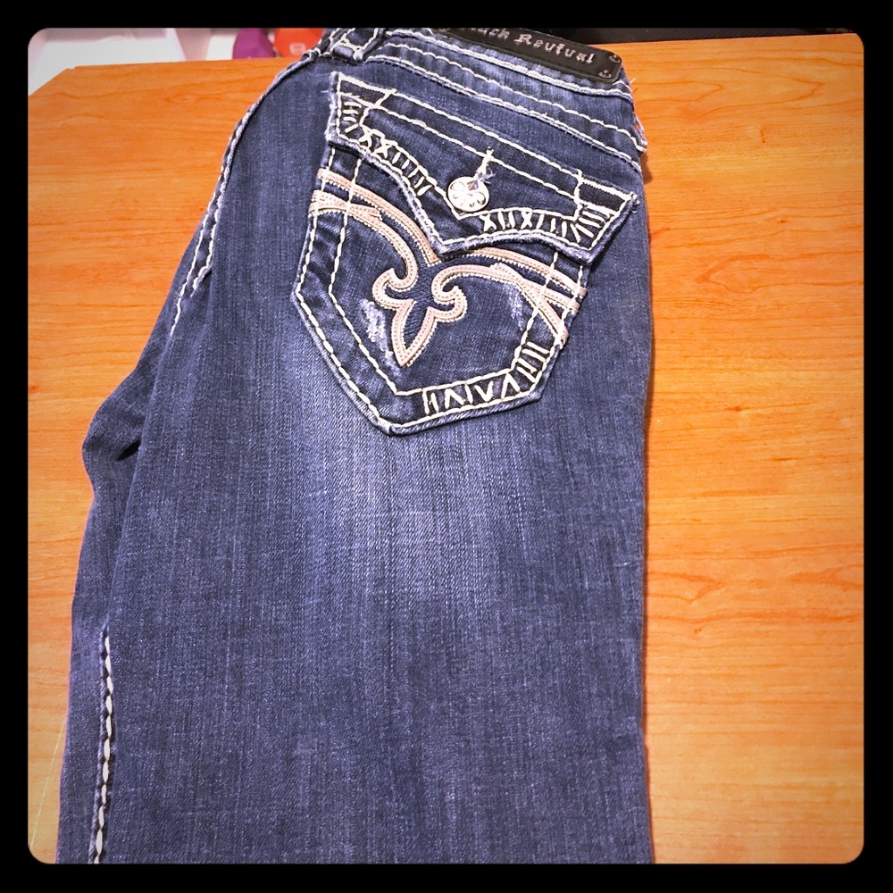 Rock revival jeans never worn. Size 25