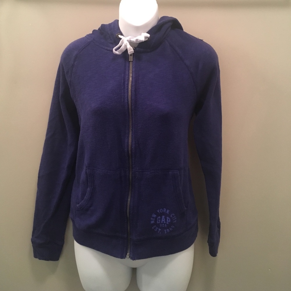 Blue GAP Hoodie with GAP logo on back