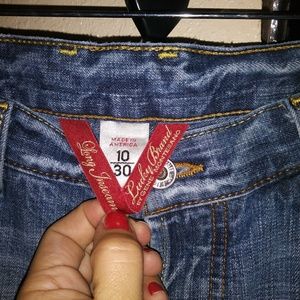 Lucky Brand jeans.