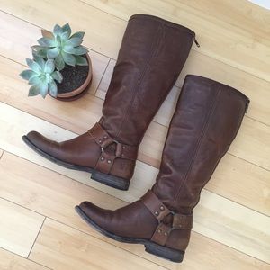 Phillip Harness Tall Frye boots