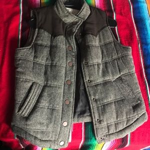 Western style puffer vest