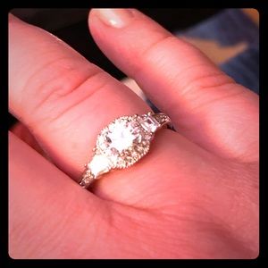 CZ Sterling silver ring size 8