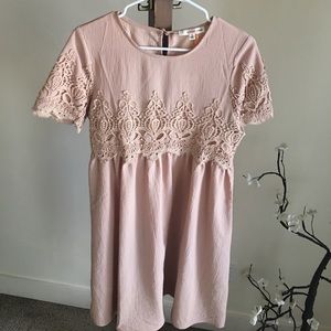 Blush pink dress