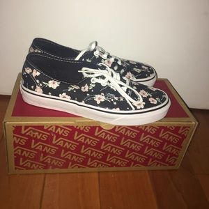 Vans Vintage Floral Black Vans