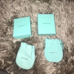 Tiffany box &dust bag for small jewelry