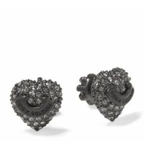 Juicy Couture Pave Heart Earrings