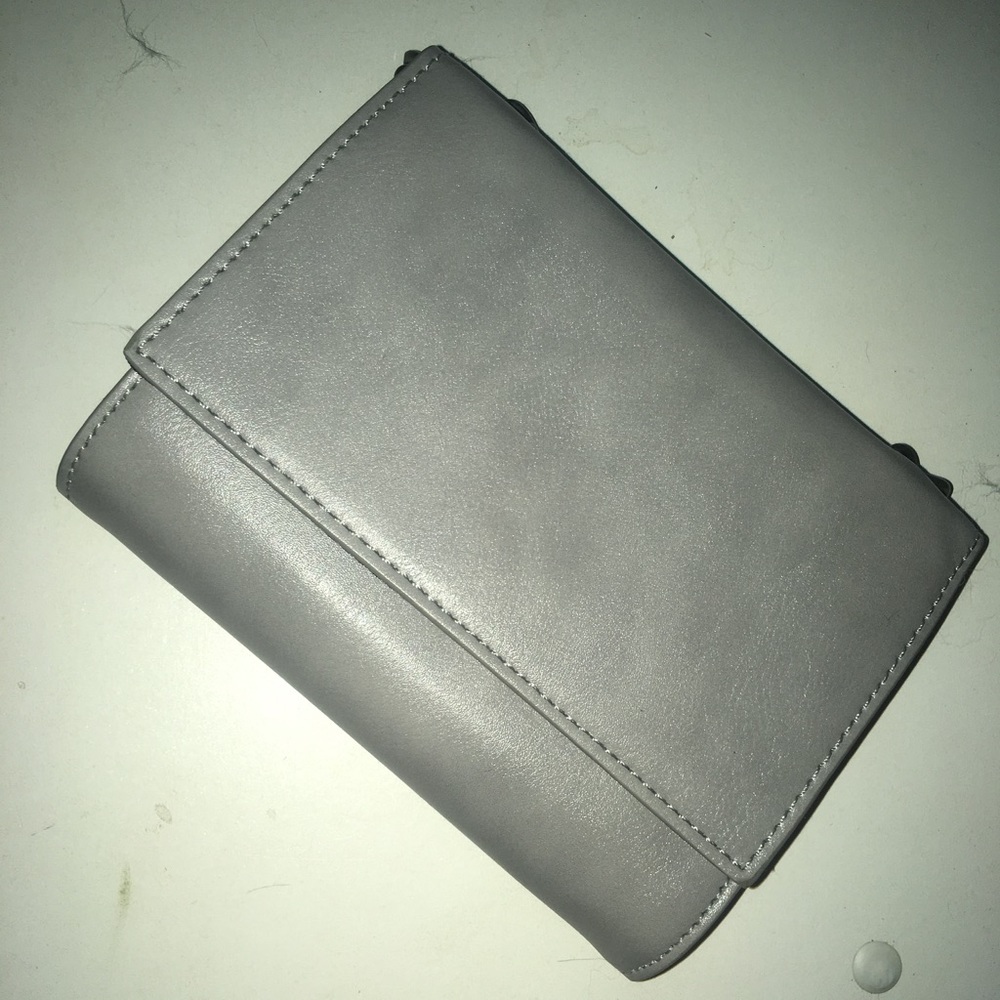 Small clutch purse with chain