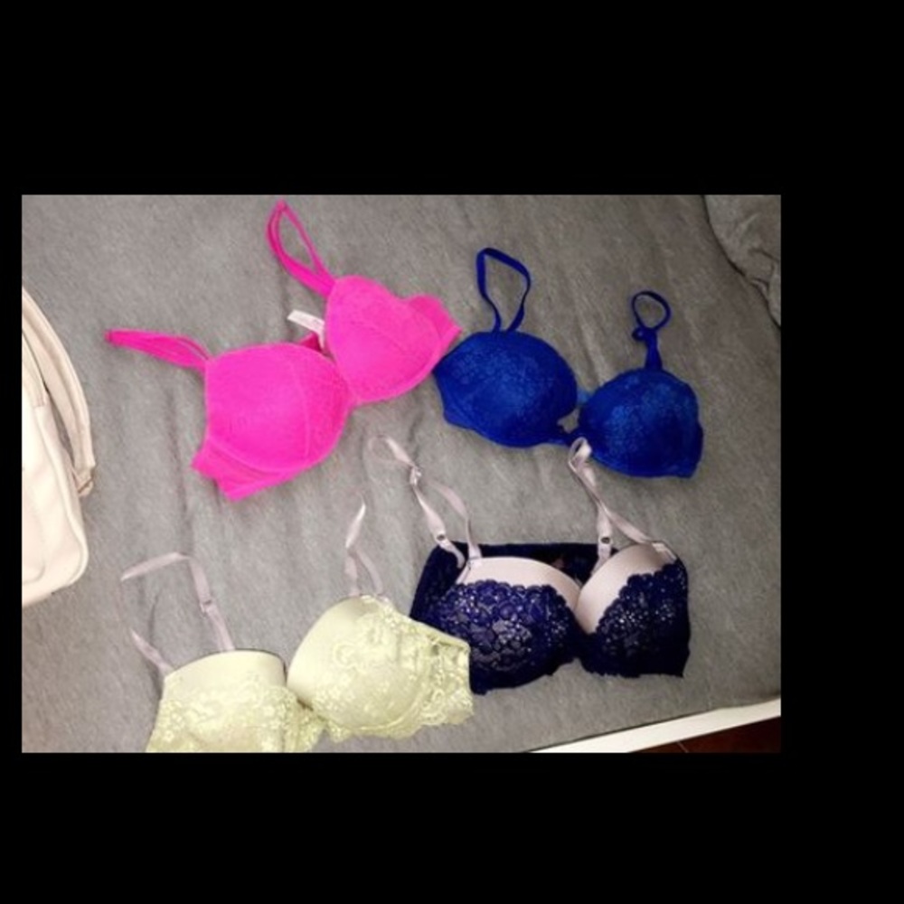 3 size 32c bras and 1 size 36a bra.