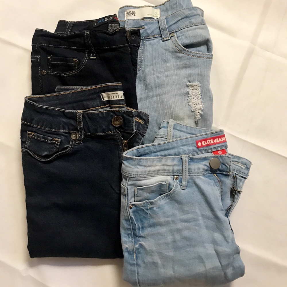 4 pairs of Jeans Bundle! All size 3