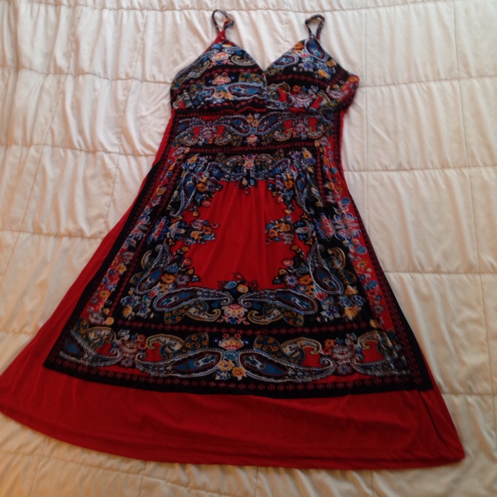 A beautiful red dress!