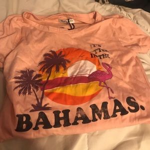 salmon bahama tshirt