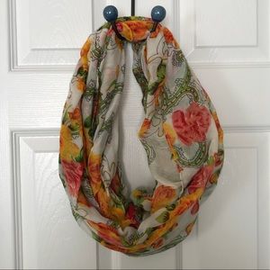 Floral Infinity Scarf