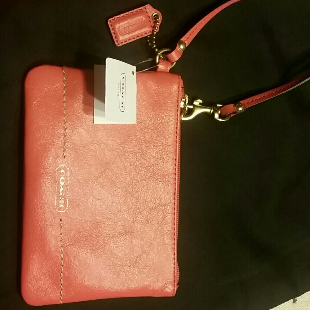 Coach wristlet, brand new.