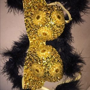 Supportive, Sexy, and Special Gold Sequin Bra