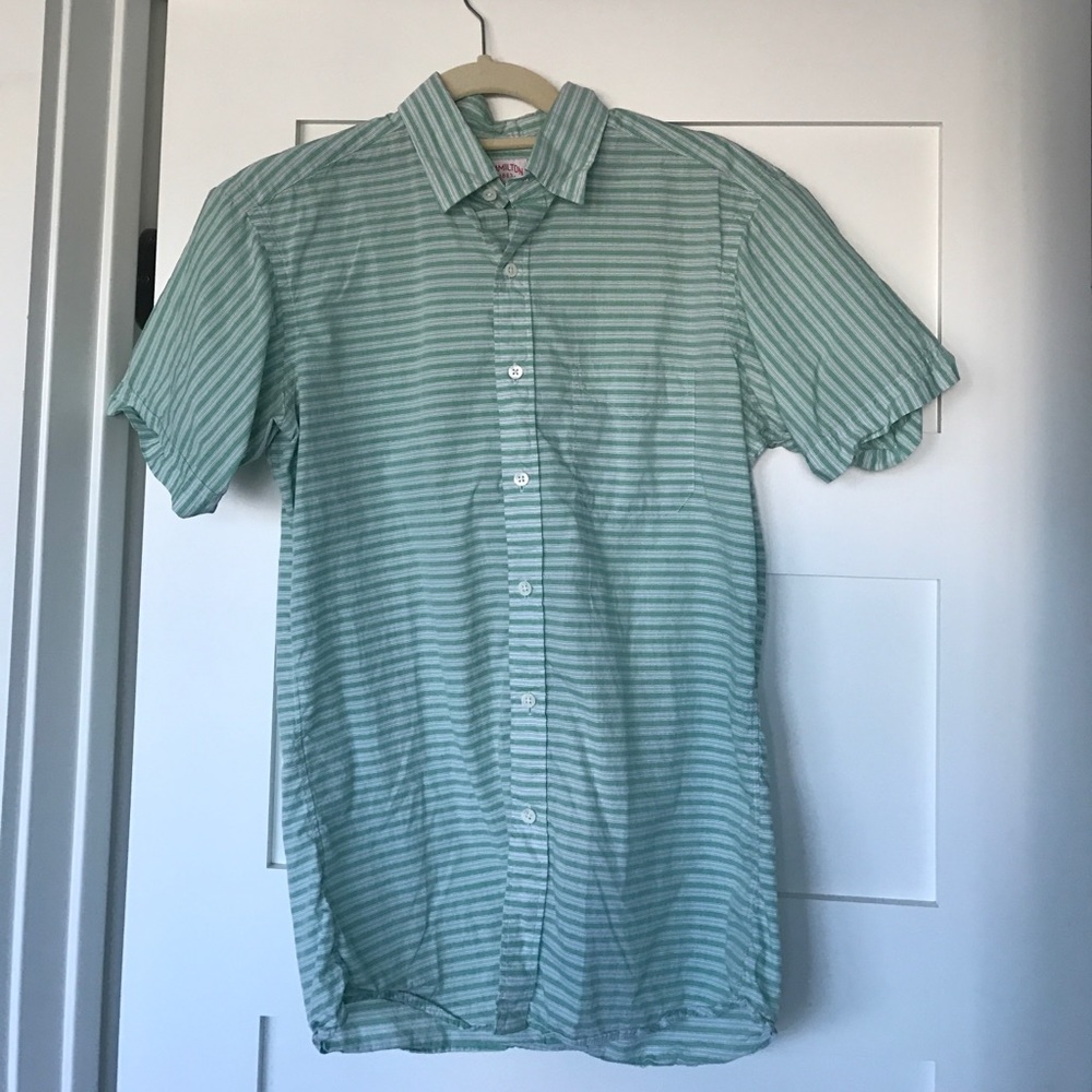 Hamilton shirt company short sleeve button down
