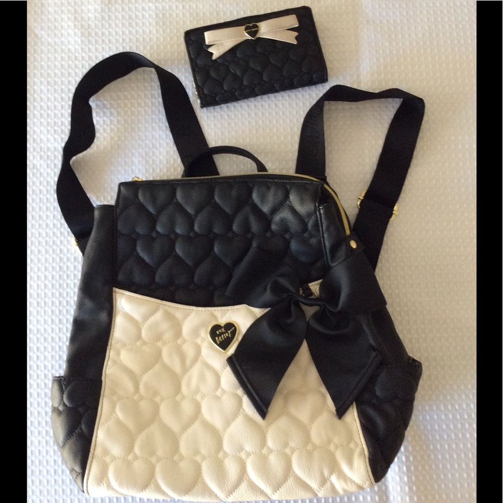 SOLD Brand new Betsy Johnson Bag & matching wallet