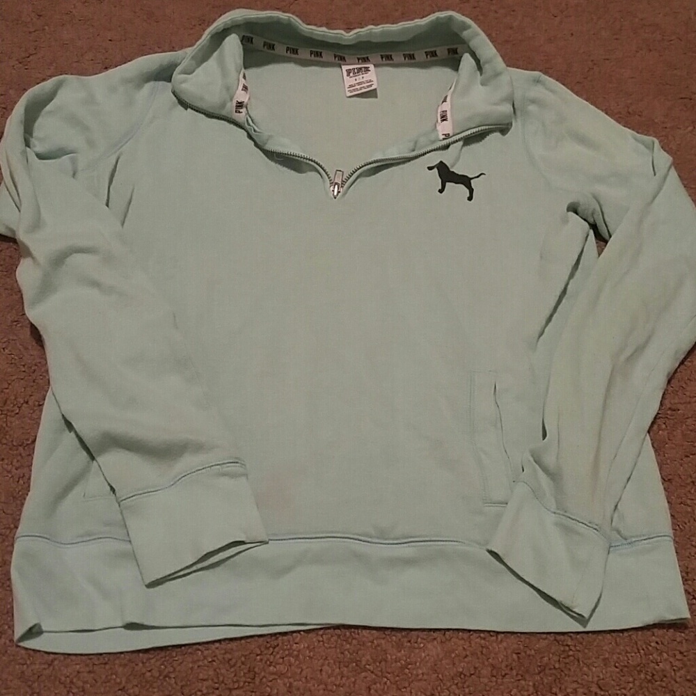 VS PINK HALF ZIP