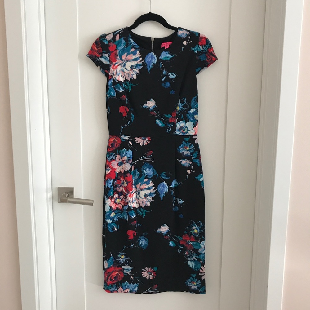 cap sleeve floral BETSEY JOHNSON dress