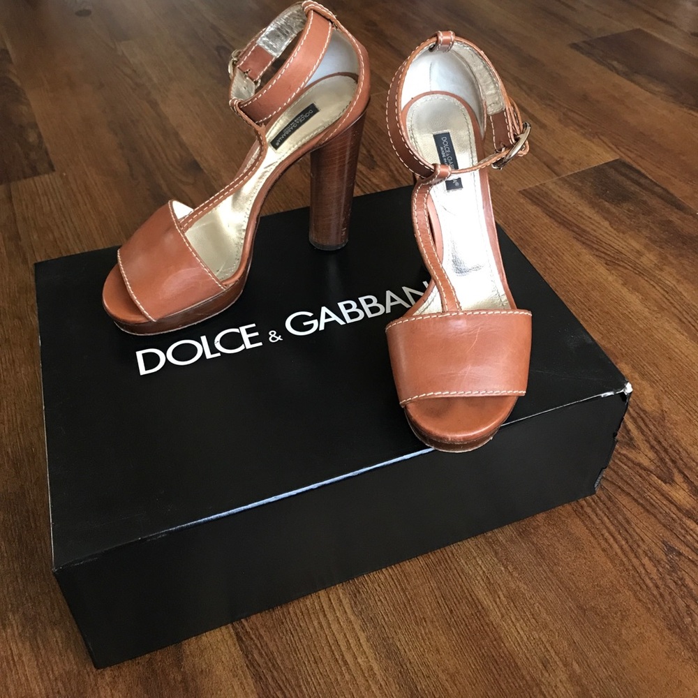 Dolce and Gabbana platform sandals