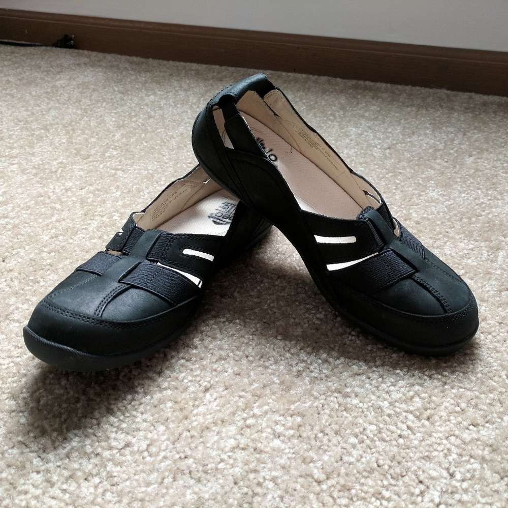 NWOT Abeo Lucky black slip on sneakers size 6