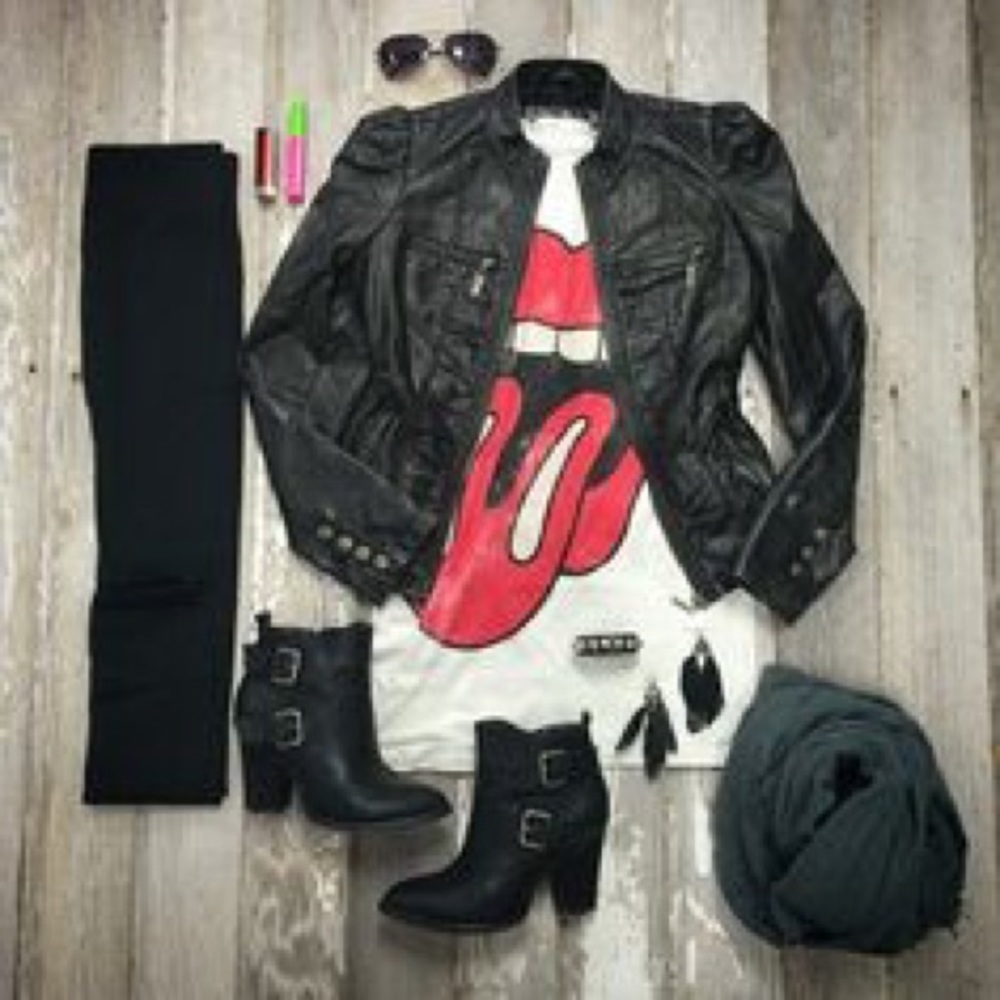 Distressed Rolling Stones T-Shirt