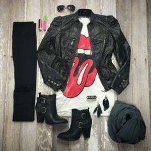 Distressed Rolling Stones T-Shirt