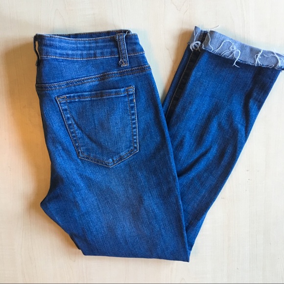 Denim 4 US Distressed Capri Jeans 11 - Picture 2 of 3