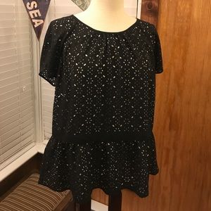 Ann Taylor peplum blouse