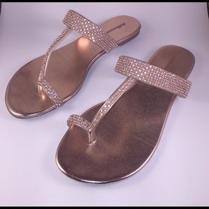 Dollhouse Rose Gold Sandals