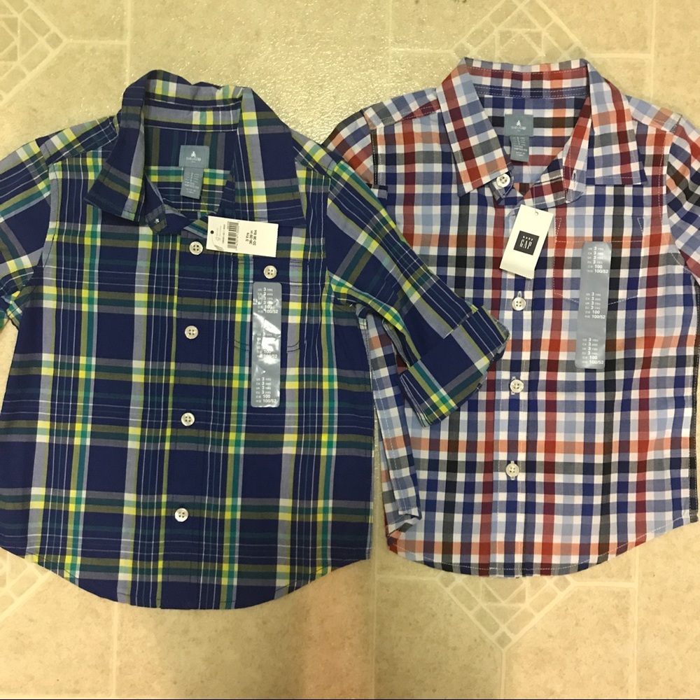 Two Gap shirts -baby boy
