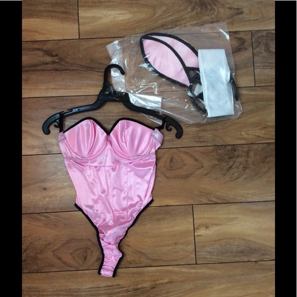 Intimates & Sleepwear Last Onenwt Pink Playboy Bunny Costume Poshmark