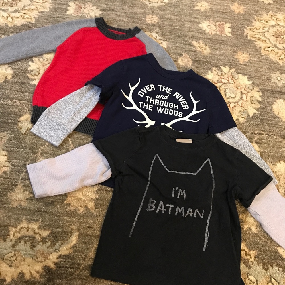 Gap long sleeve shirts