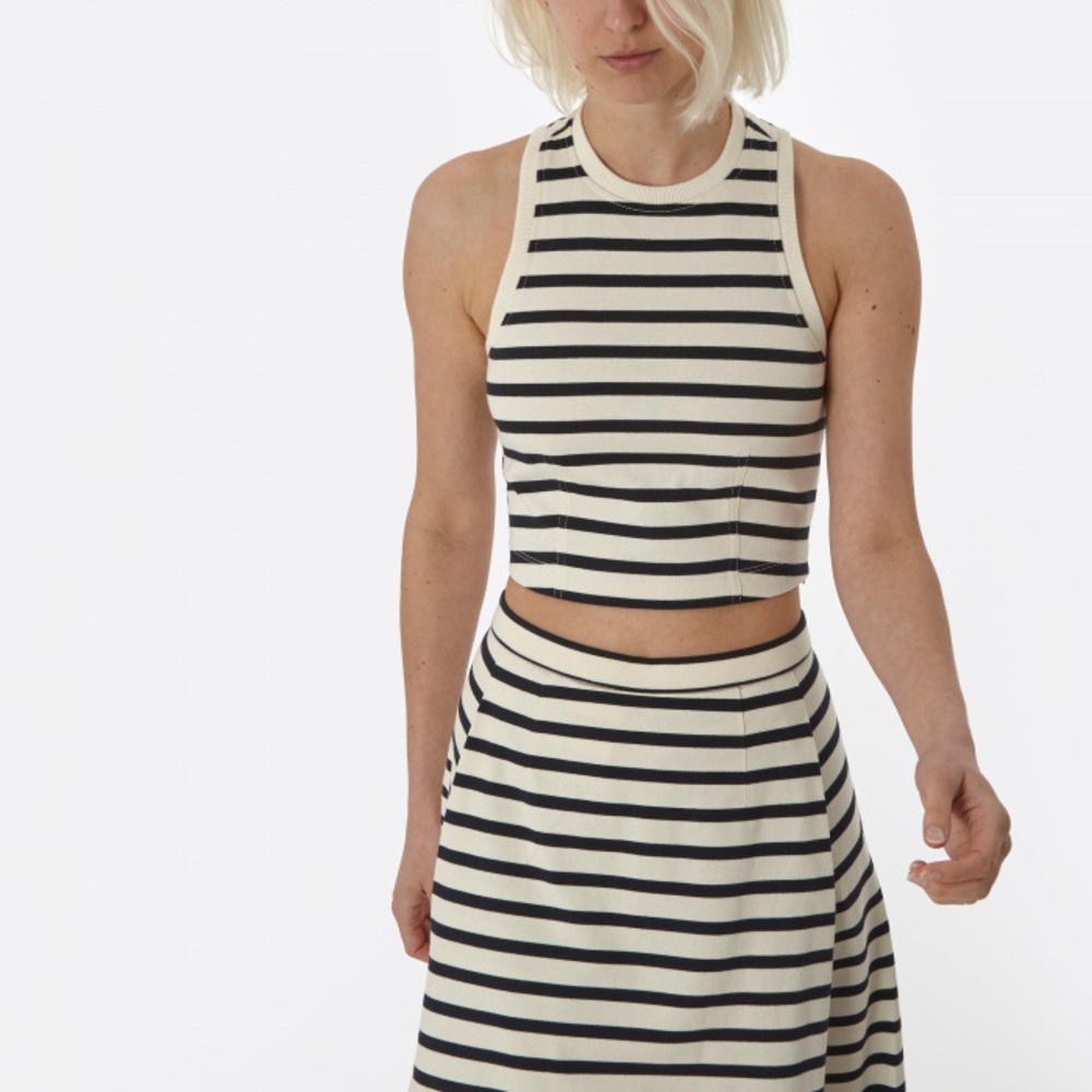 T by Alexander Wang Cropped Heavy Weight Crop Top