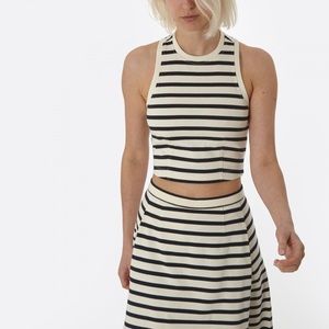 T by Alexander Wang Cropped Heavy Weight Crop Top