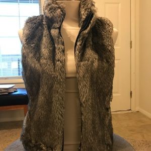 Banana Republic Faux Fur vest