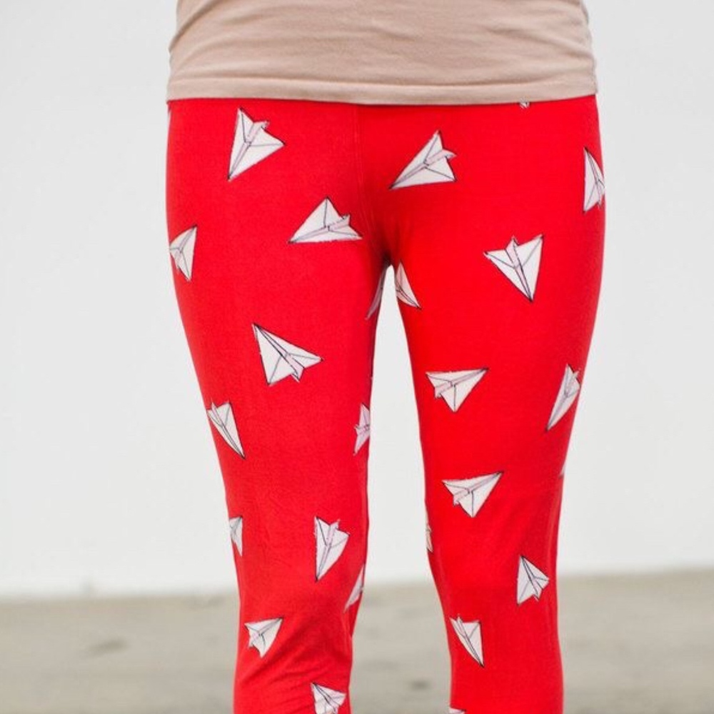 Paper Airplane Leggings - Picture 4 of 4