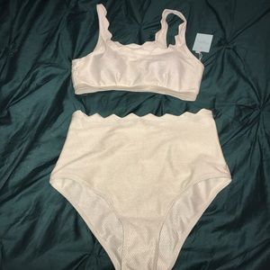 Brand new, white swimsuit