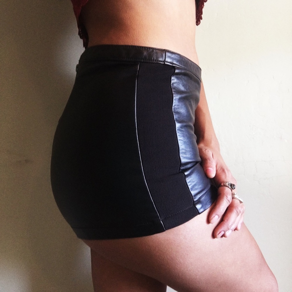 Leather Shorts