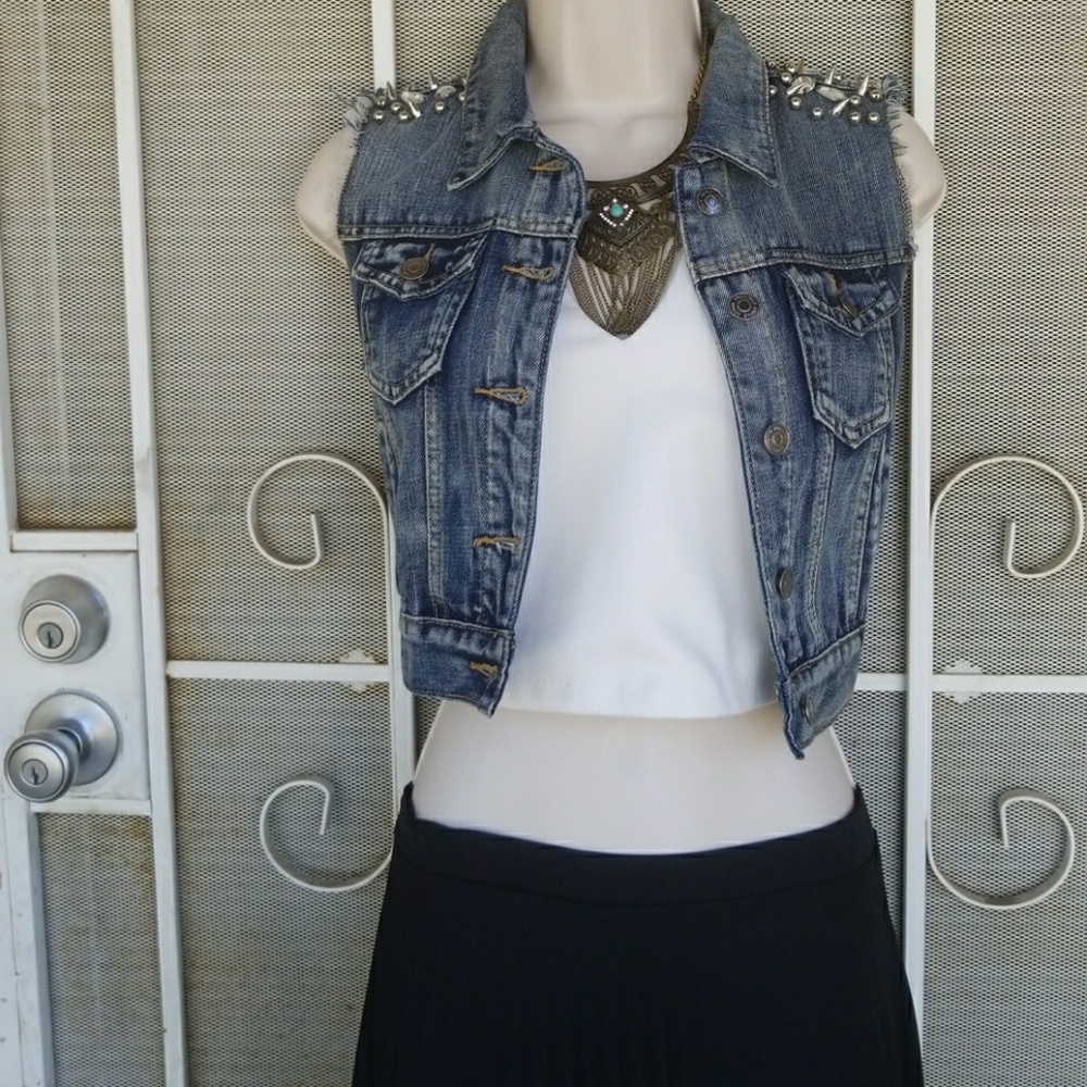 Denim vest