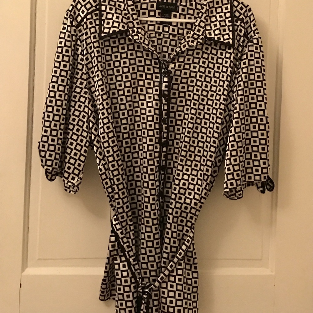 Plus size women’s dress shirt