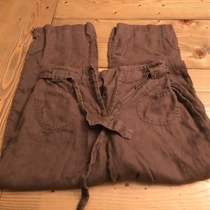 J.Jill linen capris, size 8. Barely worn