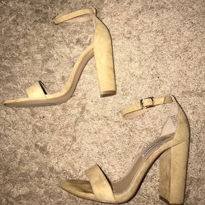 Steve Madden nude block heel 6.5