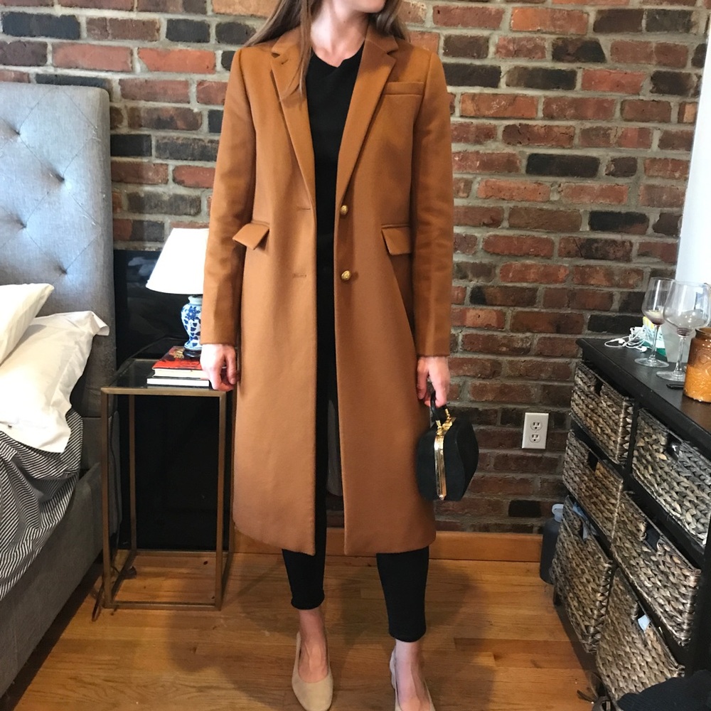 J. Crew Collection Wool cashmere blend coat