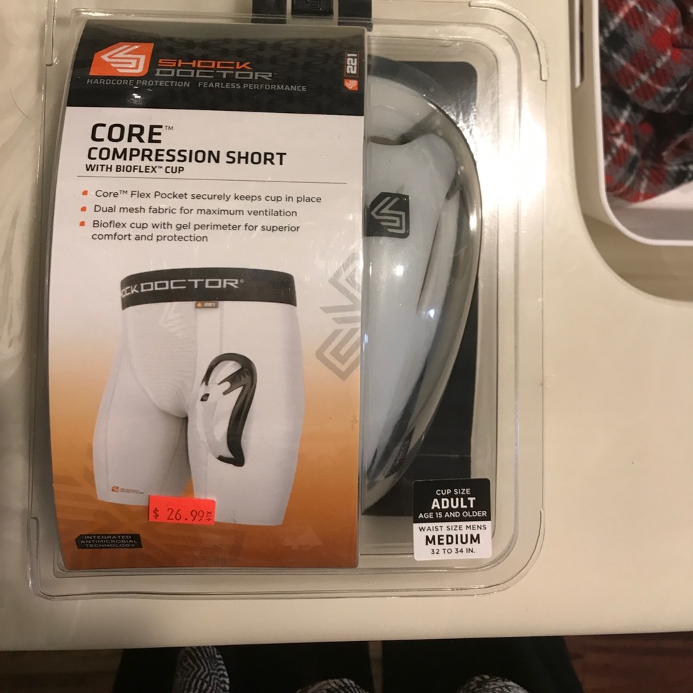 Nbw core compression shorts with bio flex cup