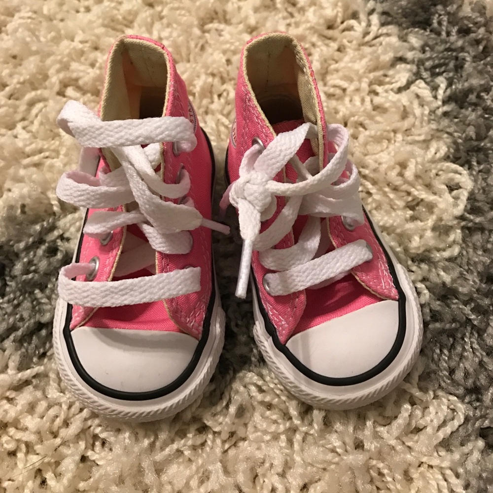 Baby girl converse high top