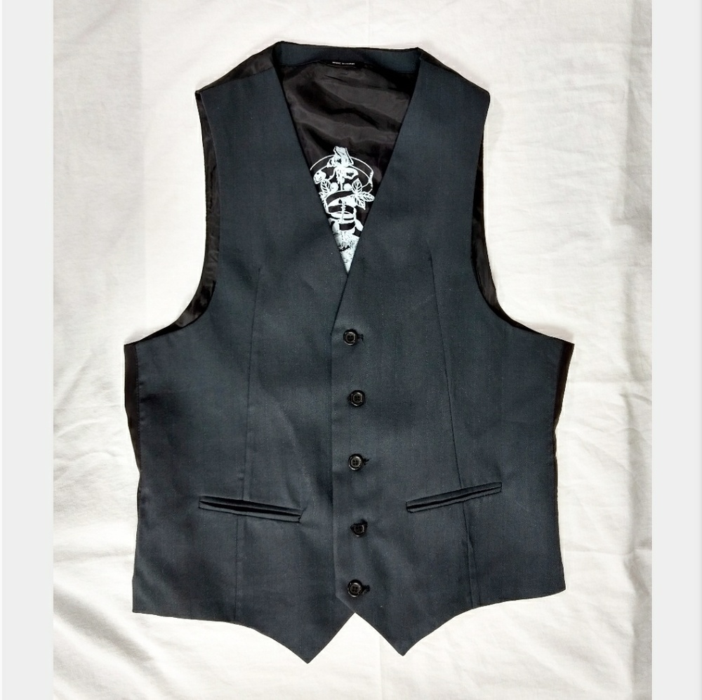 NWOT ANCHOR BLUE VINTAGE VEST SIZE S