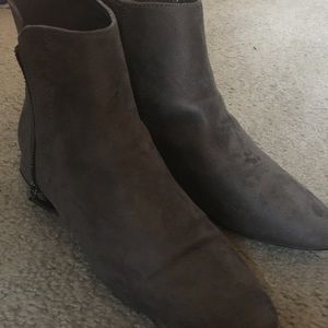 Zara Grey zip bootie