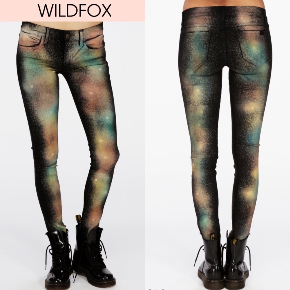Wildfox Marianne Jeans in Celestial Wash